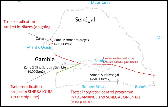 Zone d'intervention du PNLTTS